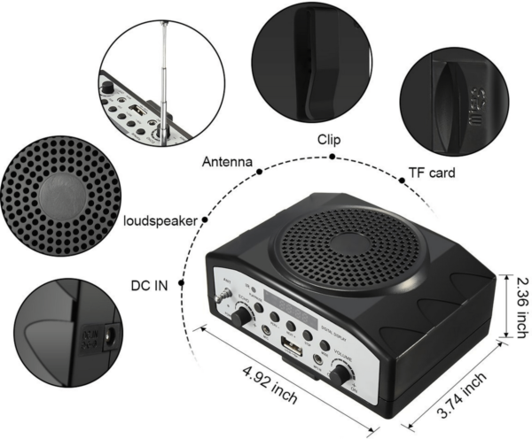 Гучномовець для гіда  Sky Sound GID-25W (MP3,FM)