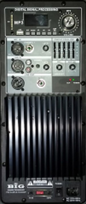 Вбудований підсилювач Big 500W BIAMP+USB+MP3+BT