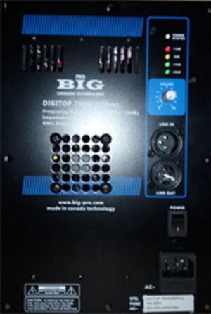Вбудований підсилювач Big DigiTOP 700W(8Ohm)
