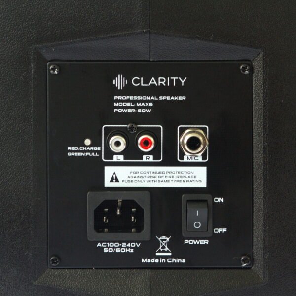 Мобільна акустична система Clarity MAX6