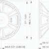 Динамік для акустичної системи Lavoce WSF152.50-8