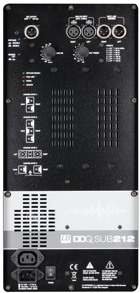 Активний сабвуфер LD Systems DDQ SUB 212