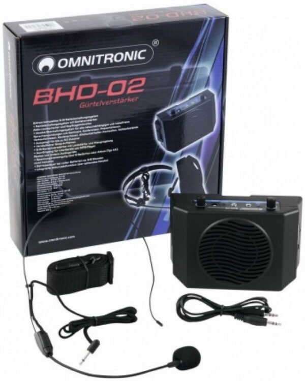 Мобільна акустична система Omnitronic BHD-02