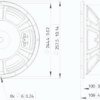 Динамік для акустичної системи Lavoce WSF102.00-8