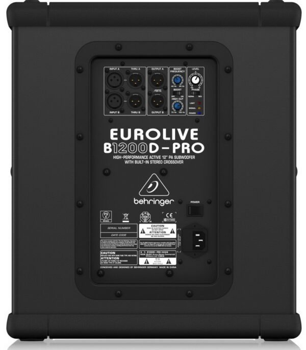 Активний сабвуфер Behringer Eurolive B1200D-Pro
