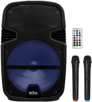 Мобільна акустична система Big 350STORM USB/MP3/FM/BT/TWS + 2pcs VHF mic