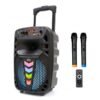 Мобільна акустична система Big 130TRANSFORMER USB/MP3/FM/BT/TWS + 2pcs VHF mic