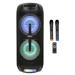 Мобільна акустична система Big 150ELYSIUM USB/MP3/FM/BT/TWS + 2pcs VHF mic