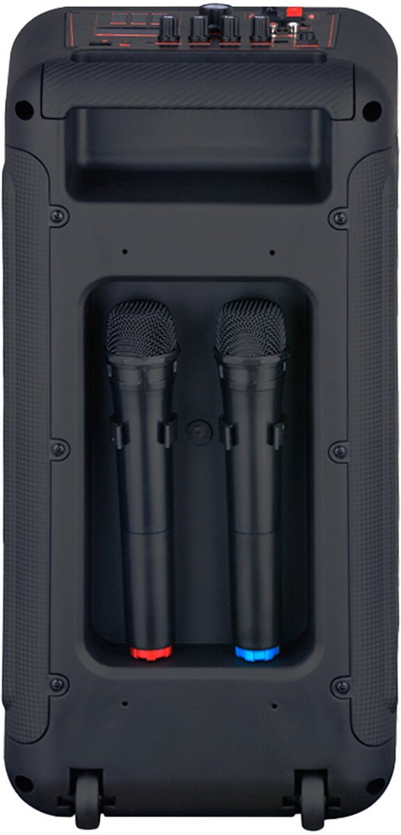Мобільна акустична система Big JB X828 USB/MP3/FM/BT/TWS + 2pcs VHF mic