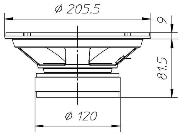 Динамік для акустичної системи Ciare HW203-8
