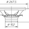 Динамік для акустичної системи Ciare HW251N-8