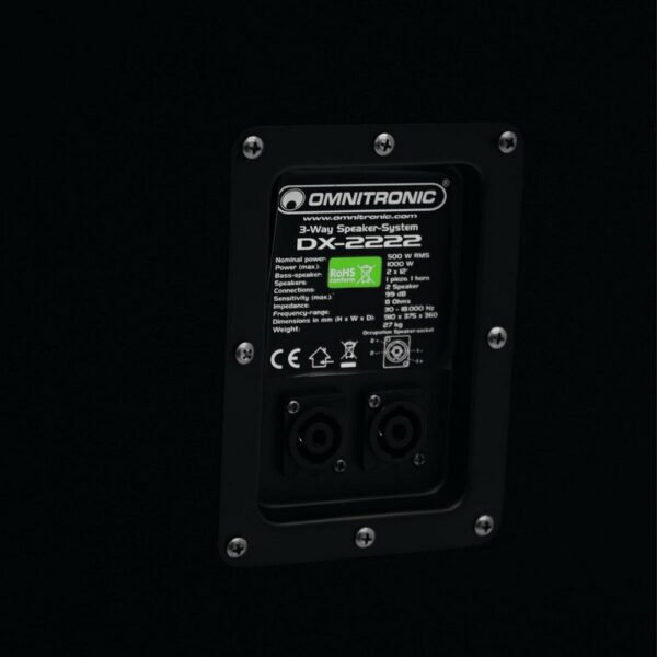 Пасивна акустична система Omnitronic DX-2222