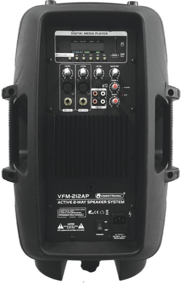 Активна акустична система Omnitronic VFM-212AP