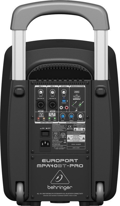 Мобільна акустична система Behringer Europort MPA40BT-PRO