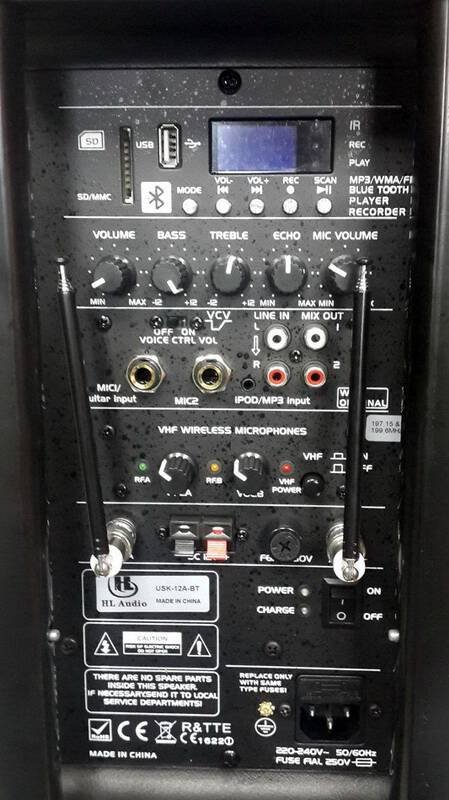 Мобільна акустична система HL Audio USK12A BT/USB